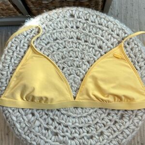 Roxy L bikini adjustable strap top butter yellow
